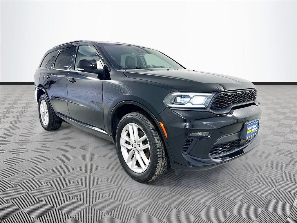 2023 Dodge Durango GT Plus in Black Clearcoat — front three-quarter view