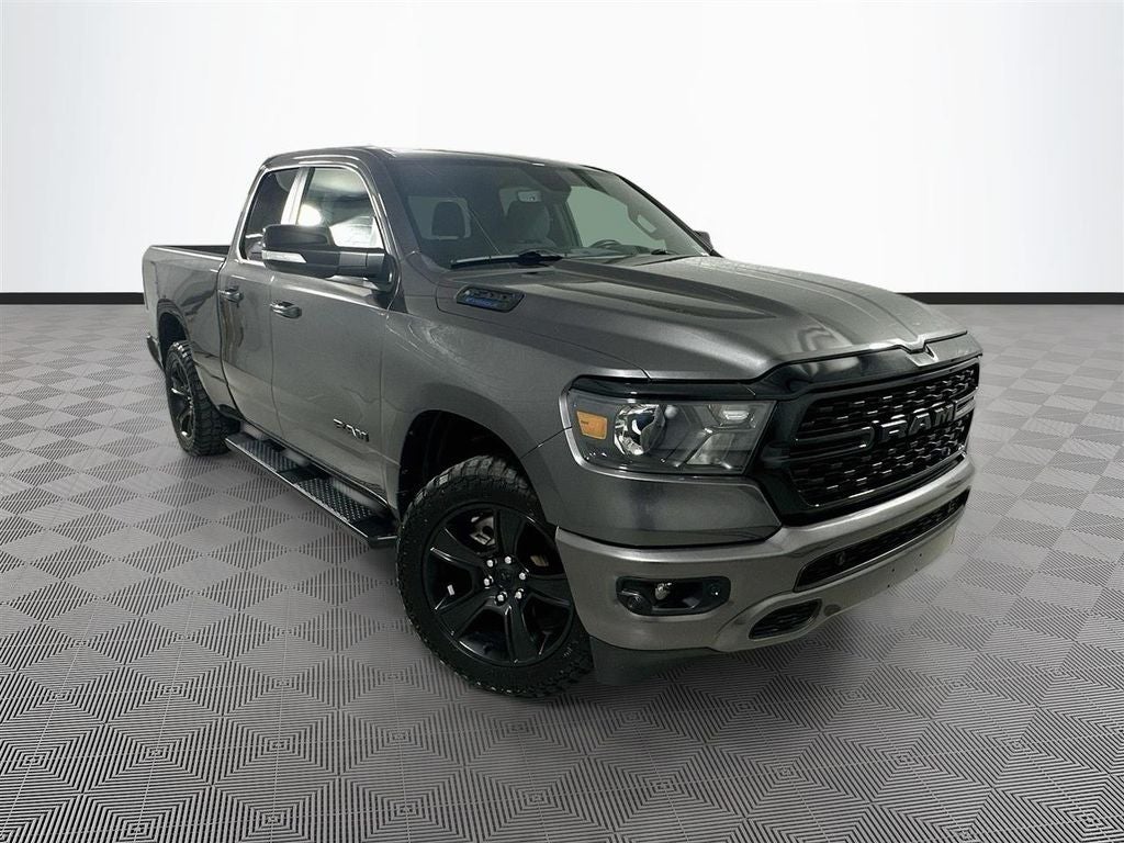 2022 RAM 1500 Big Horn/Lone Star in Crystal Metallic — front three-quarter view