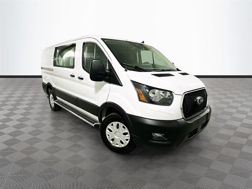 2025 Ford Transit-250 Base in Oxford White — front three-quarter view