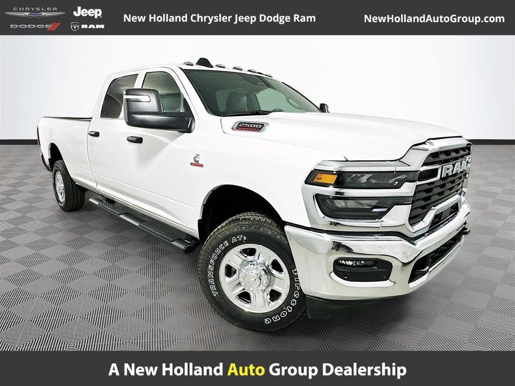 2026 RAM 2500 Tradesman in Bright White Clear-Coat Exterior Paint — front three-quarter view