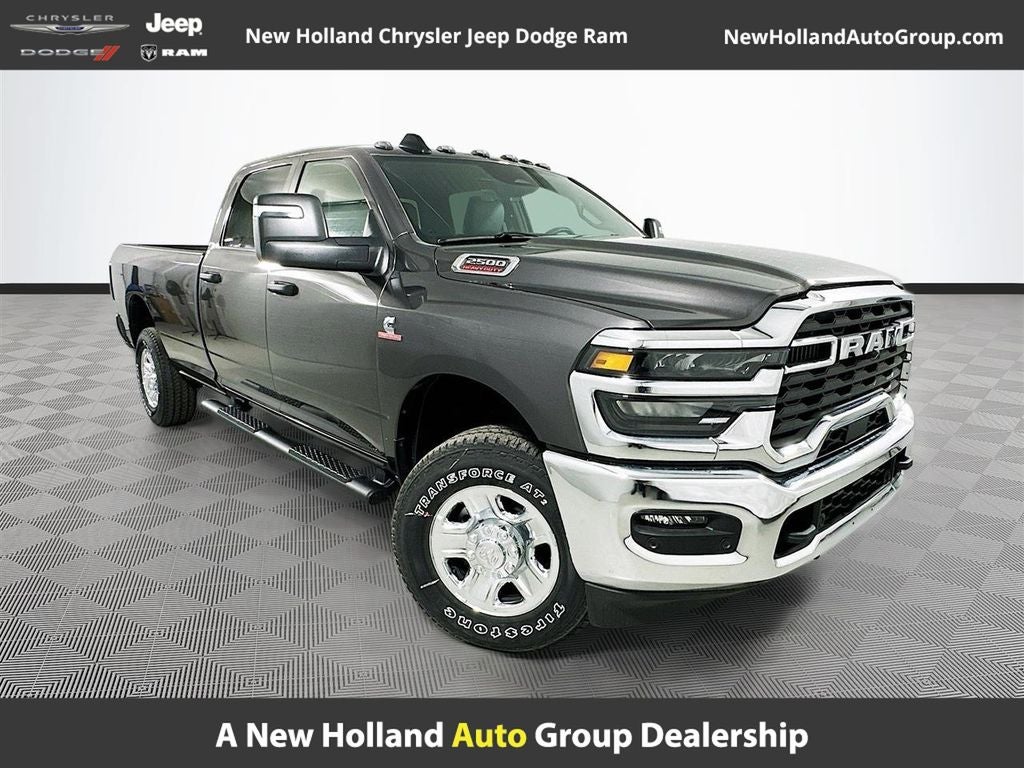 2026 RAM 2500 Tradesman in Granite Crystal Metallic Clear-Coat Exterior Paint — front three-quarter view