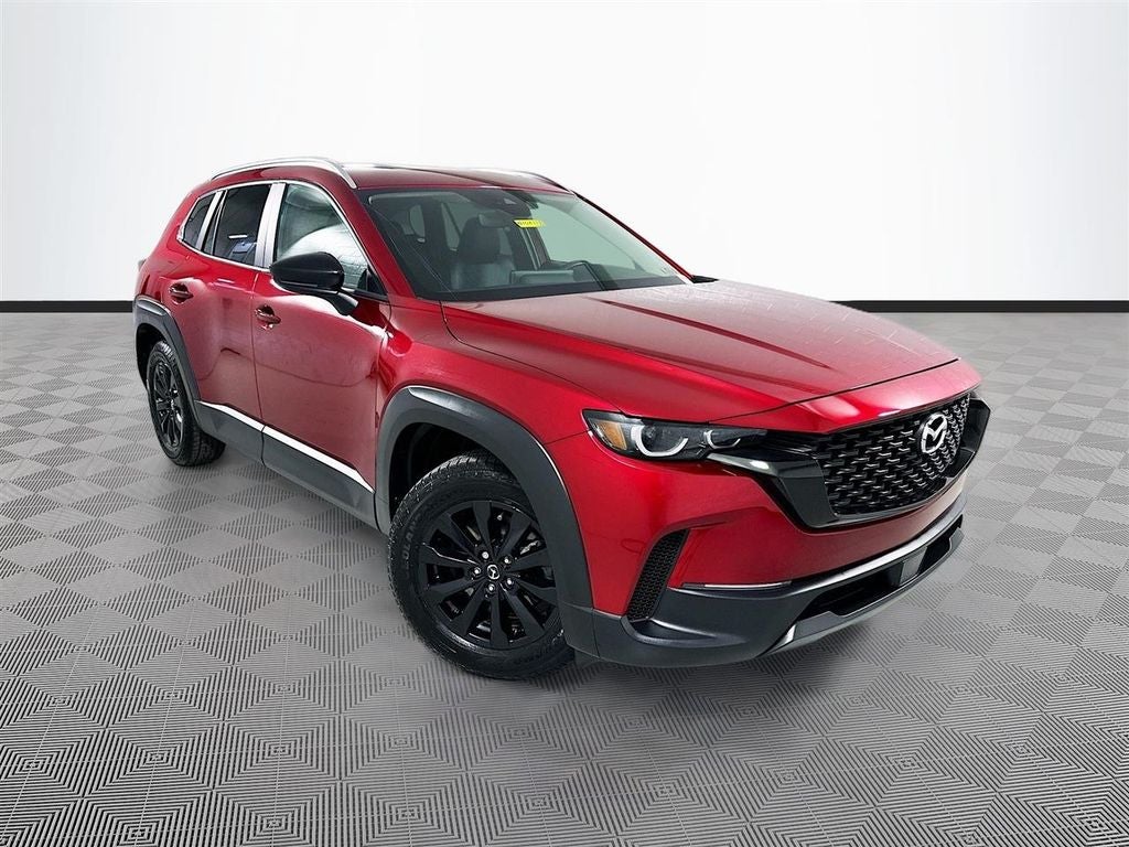 2023 Mazda Mazda CX-50 2.5 S Preferred Plus Package in Red Crystal — front three-quarter view