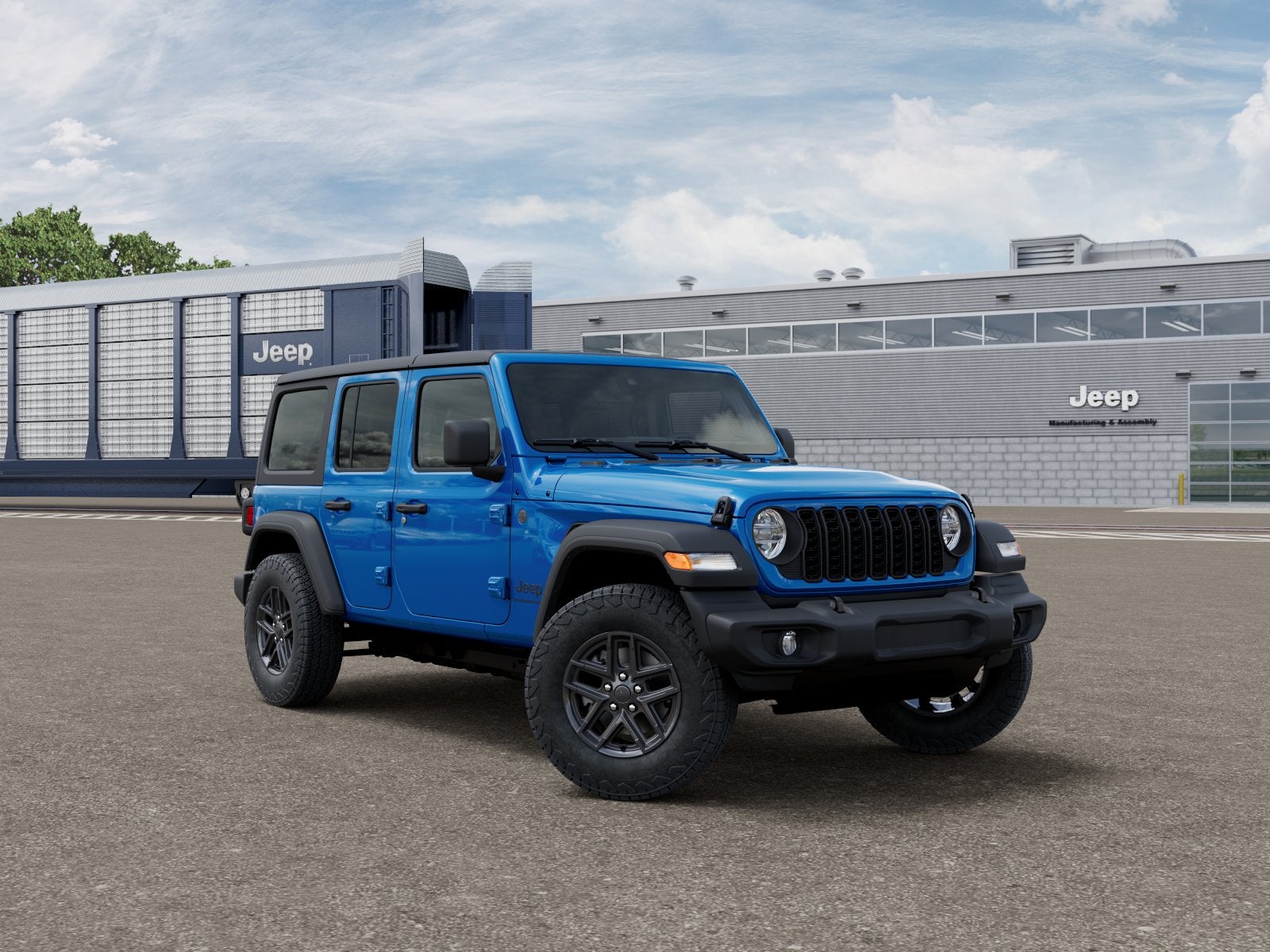 2026 Jeep Wrangler — rear three-quarter view
